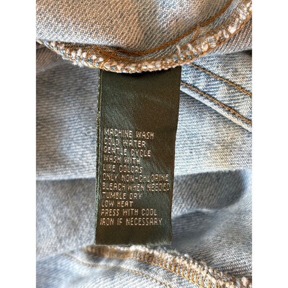 Lauren Jeans Co Size Small Ralph Lauren Womens Denim Jean Jacket Blue Mid Wash - Picture 10 of 10